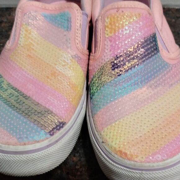 SKETCHERS RAINBOW SNEAKERS.. SIZE 3 - Picture 3 of 6